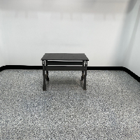 5' Black Stationary Lab Table image 2